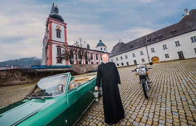 Superior Pater Michael Staberl freut sich auf viele Teilnehmer an der Motorrad- und Autosegnung in Mariazell